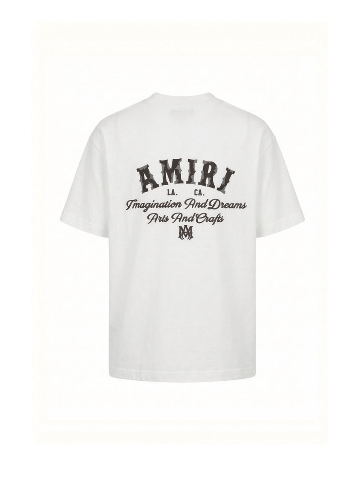 AMIRI MA Monogram Chest Graphic Short‑Sleeve Tee