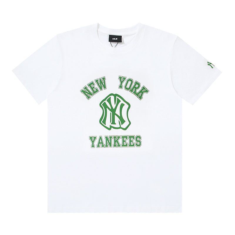 MLB New York Yankees Arch‑Letter Logo Cotton Short‑Sleeve T‑Shirt