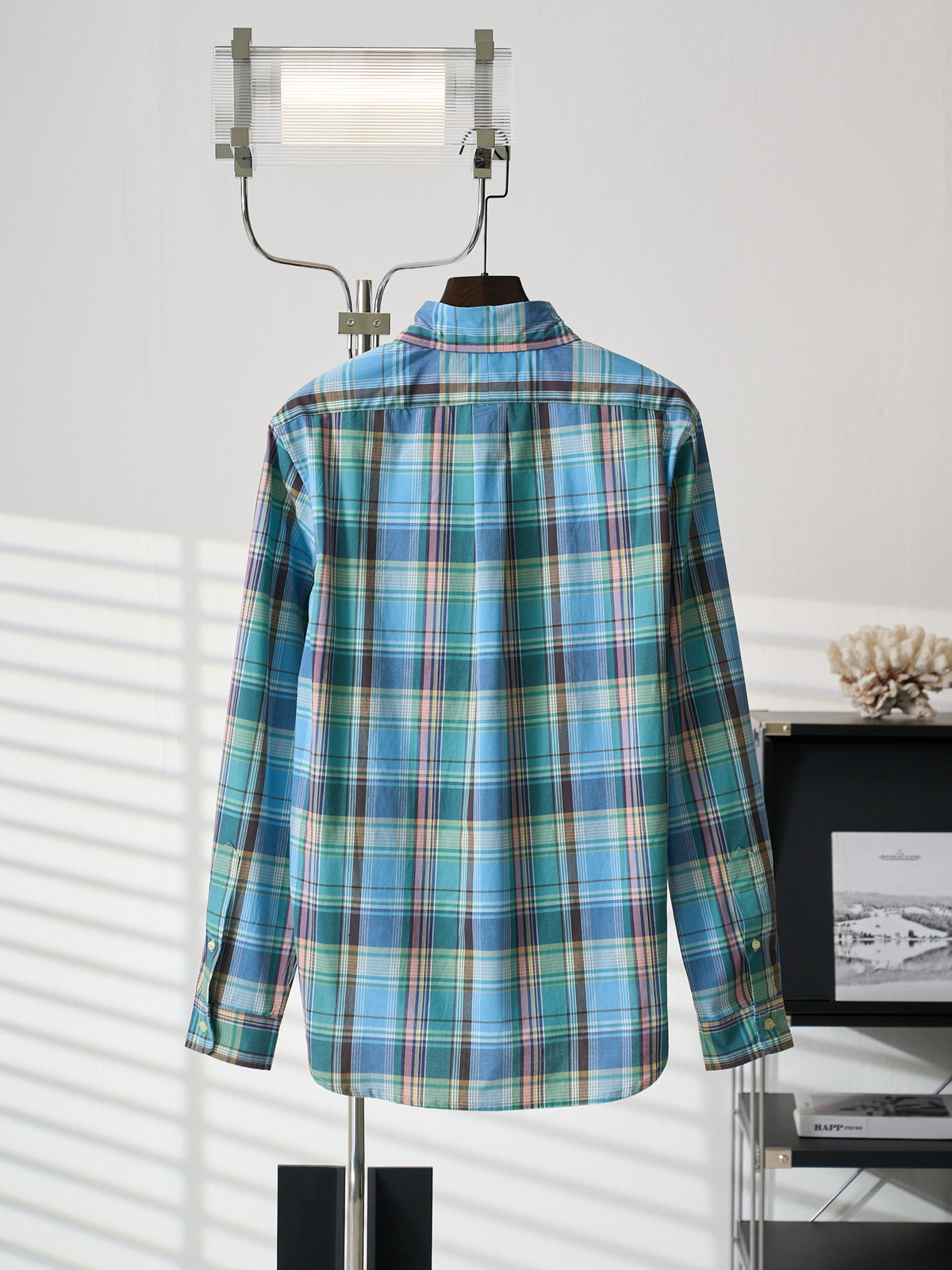 Ralph Lauren Men's Long‑Sleeve Plaid Button‑Down Shirt