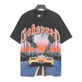 Godspeed Sunset LA Ferrari Highway Vintage Graphic Tee