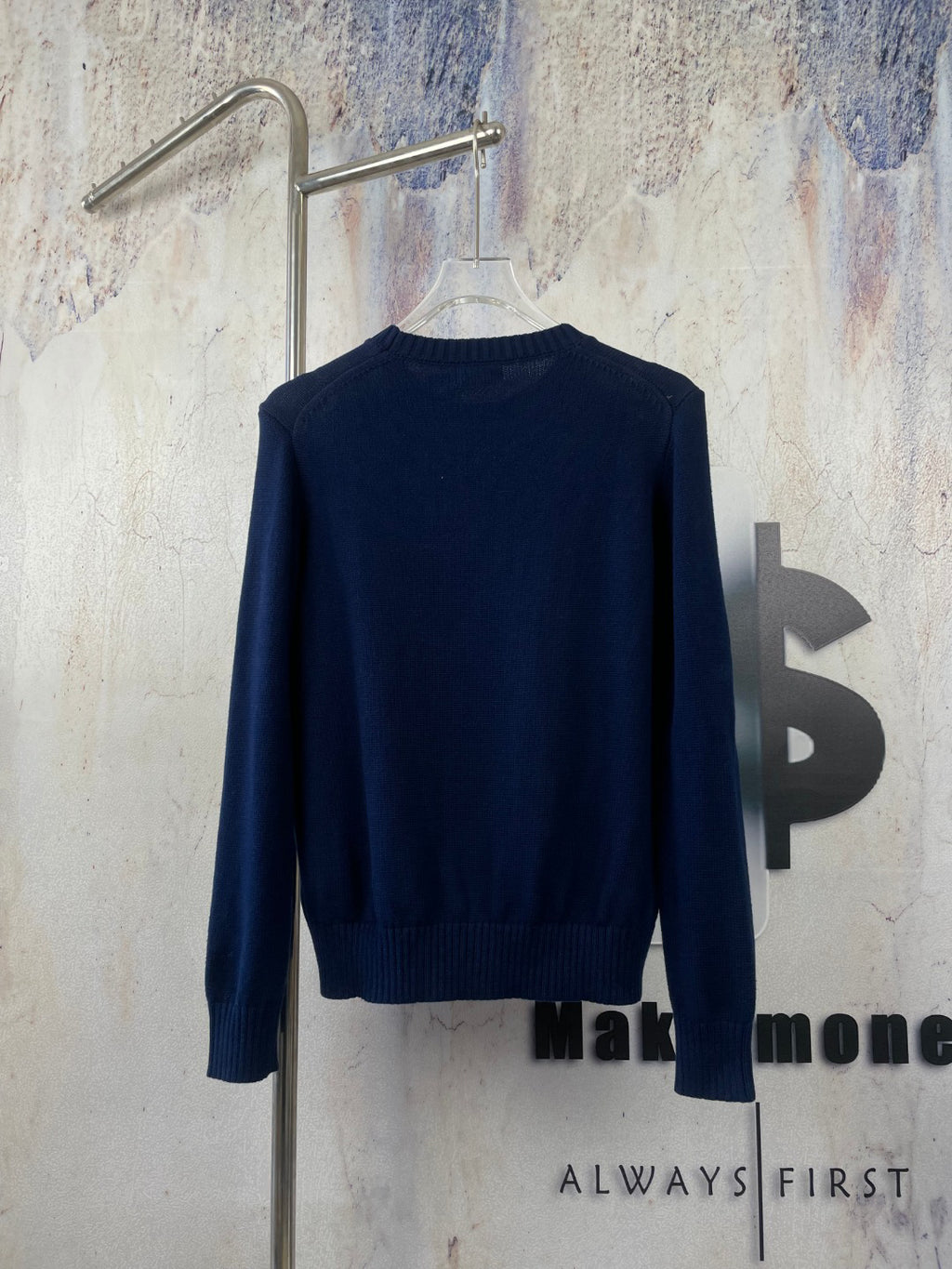 Ralph Lauren Men's Golf Polo Bear Crew‑Neck Knit Sweater