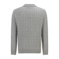 Polo Ralph Lauren Men’s Cable‑Knit Collared Button‑Up Cardigan With Navy Pony Embroidery
