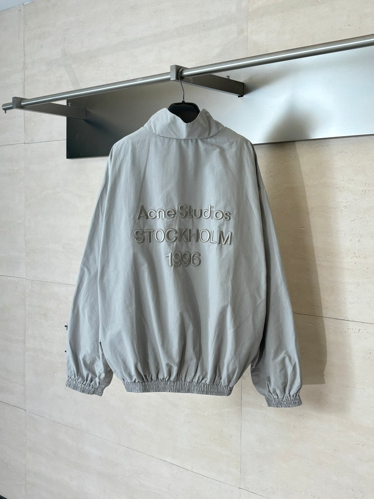 Acne Studios Oversized Stand‑Collar Full Zip Track Jacket