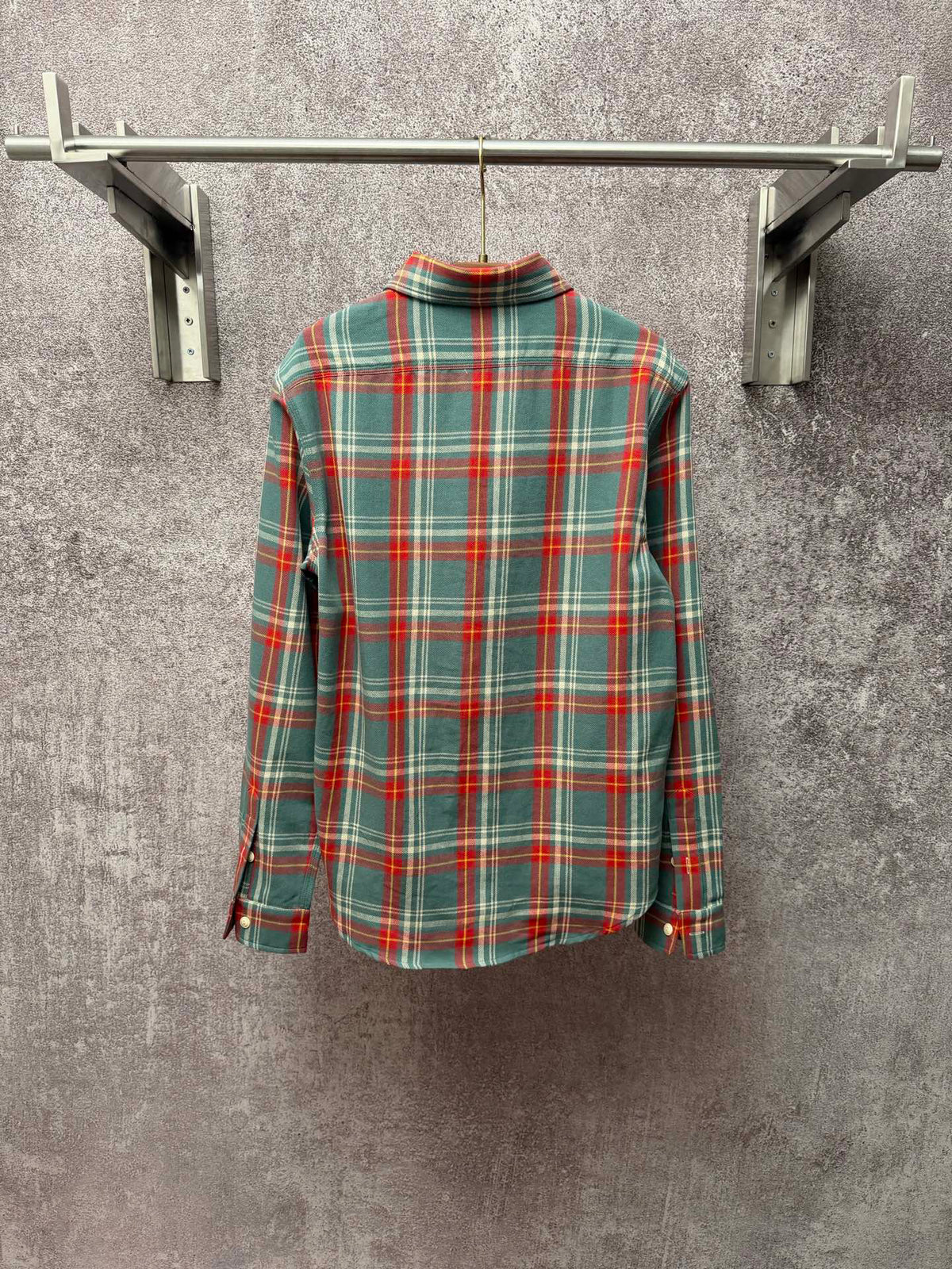 Ralph Lauren Men's Plaid Flannel Long‑Sleeve Button‑Down Shirt