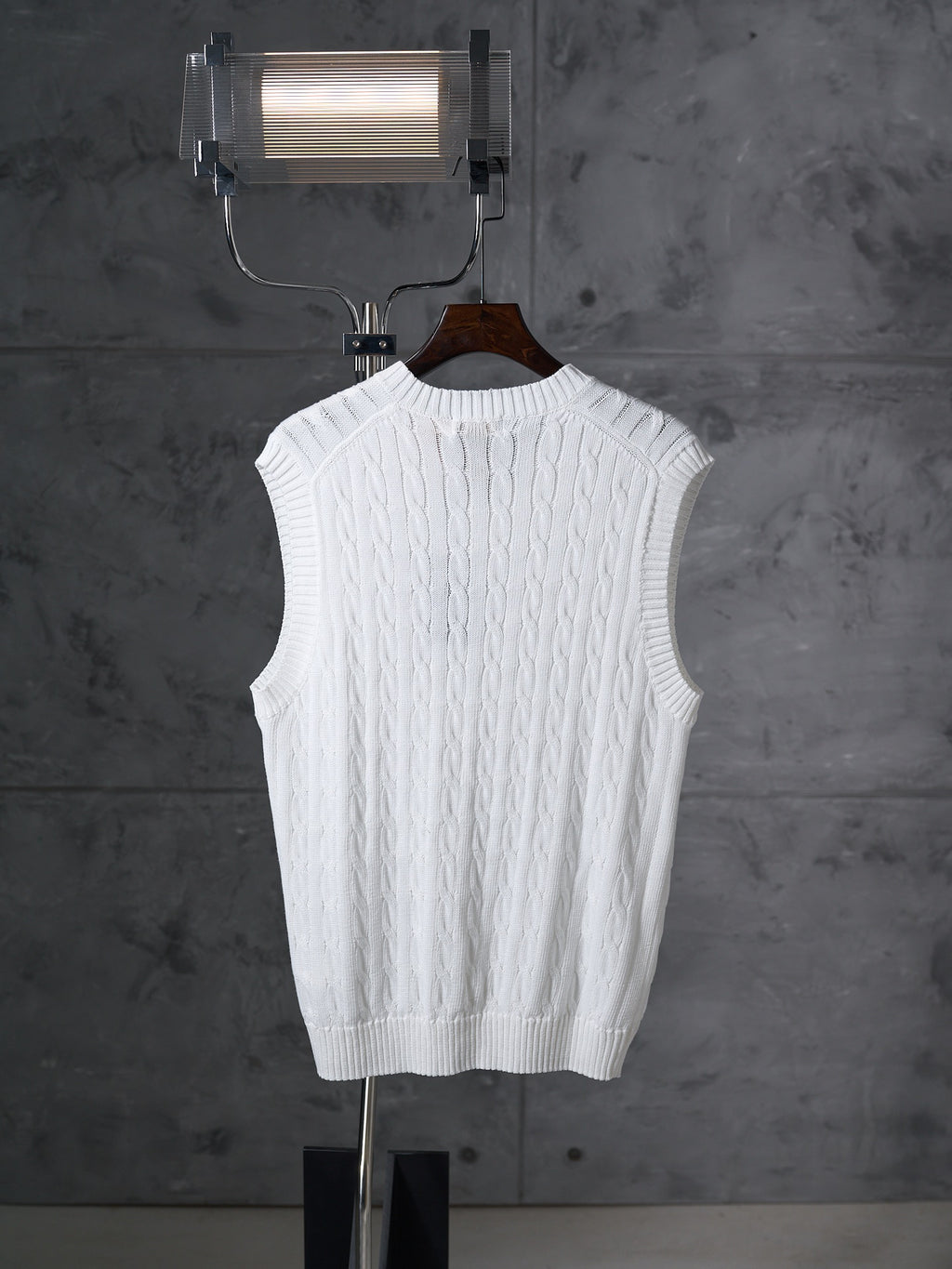Ralph Lauren Men's Cable‑Knit V‑Neck Sweater Vest