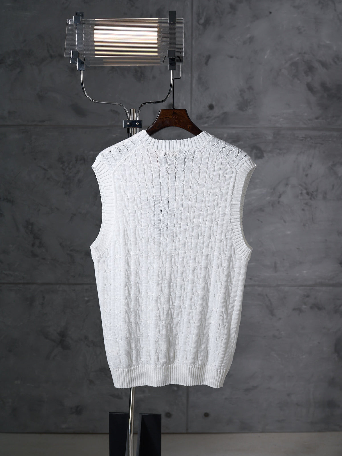 Ralph Lauren Men's Cable‑Knit V‑Neck Sweater Vest