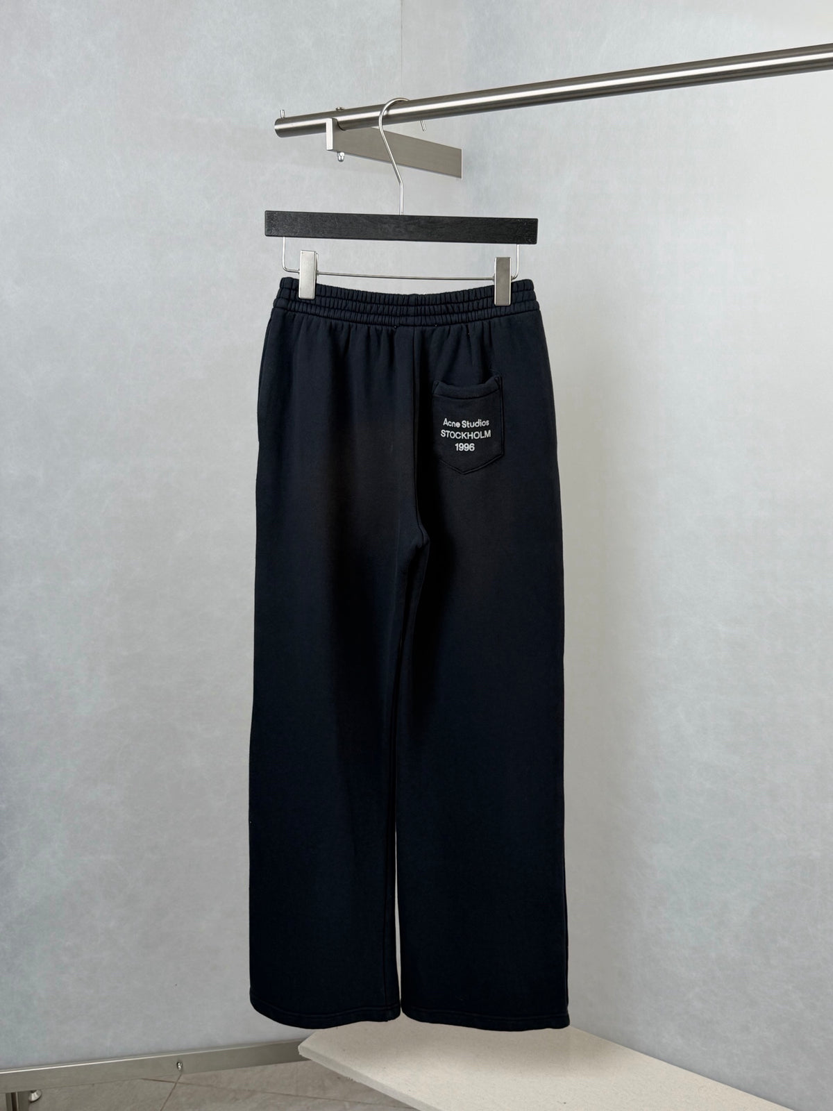 Acne Studios Drawstring Elastic‑Waist Wide‑Leg Sweatpants