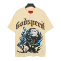Godspeed Atlas Globe Vintage T‑Shirt Oversized Streetwear Graphic Tee