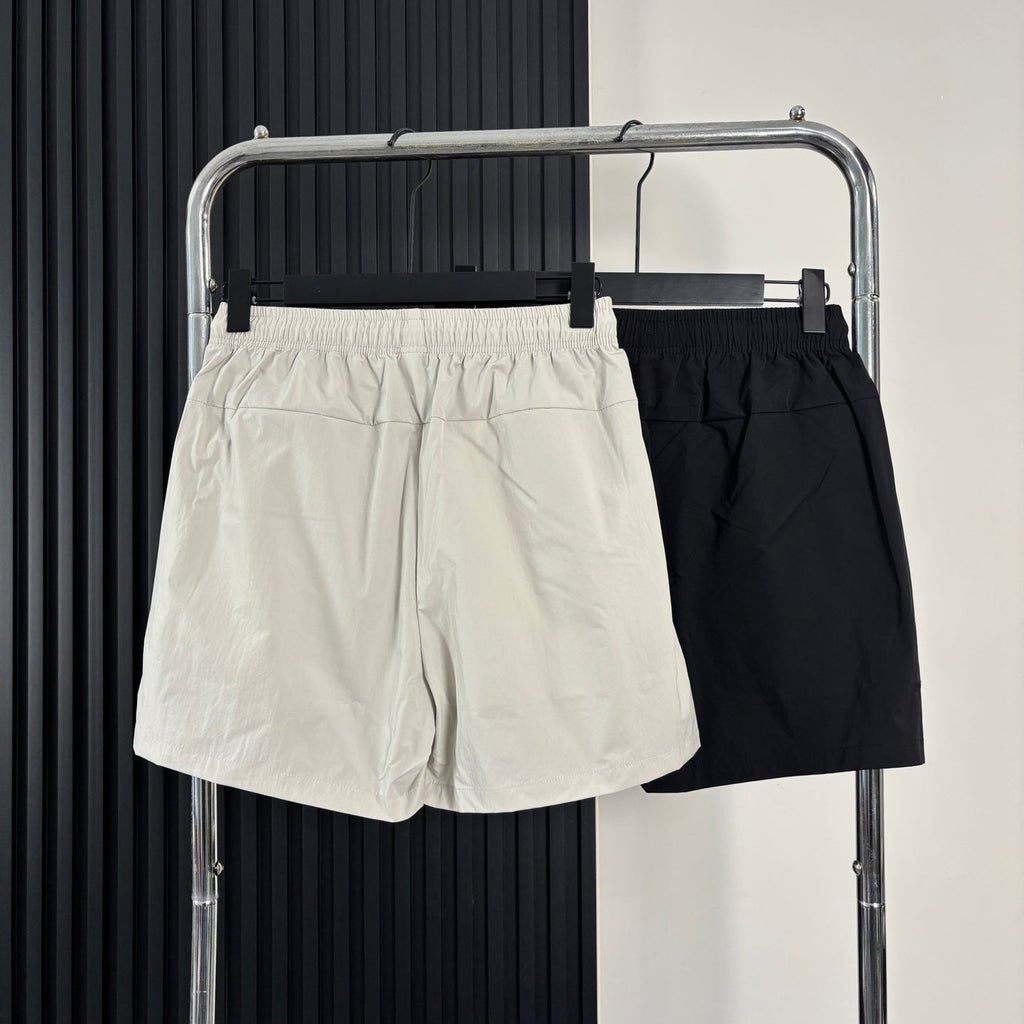 Stone Island Quick-Dry Athletic Shorts with Contrast Drawstring and Compass Badge