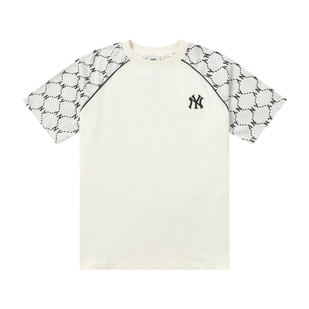 NY Yankees Monogram Raglan Sleeve T-Shirt