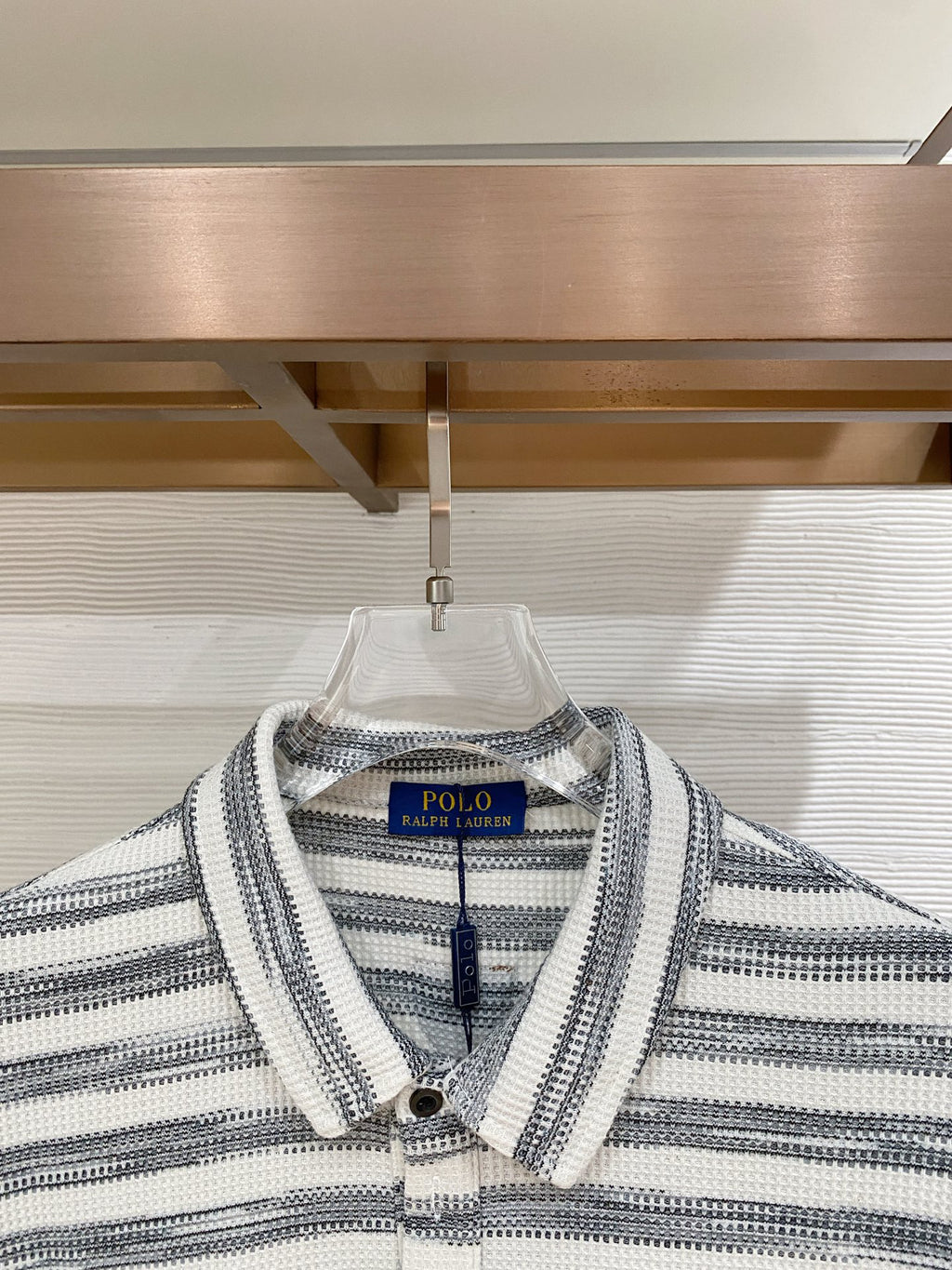 Polo Ralph Lauren Men’s Striped Knit Short‑Sleeve Polo Shirt