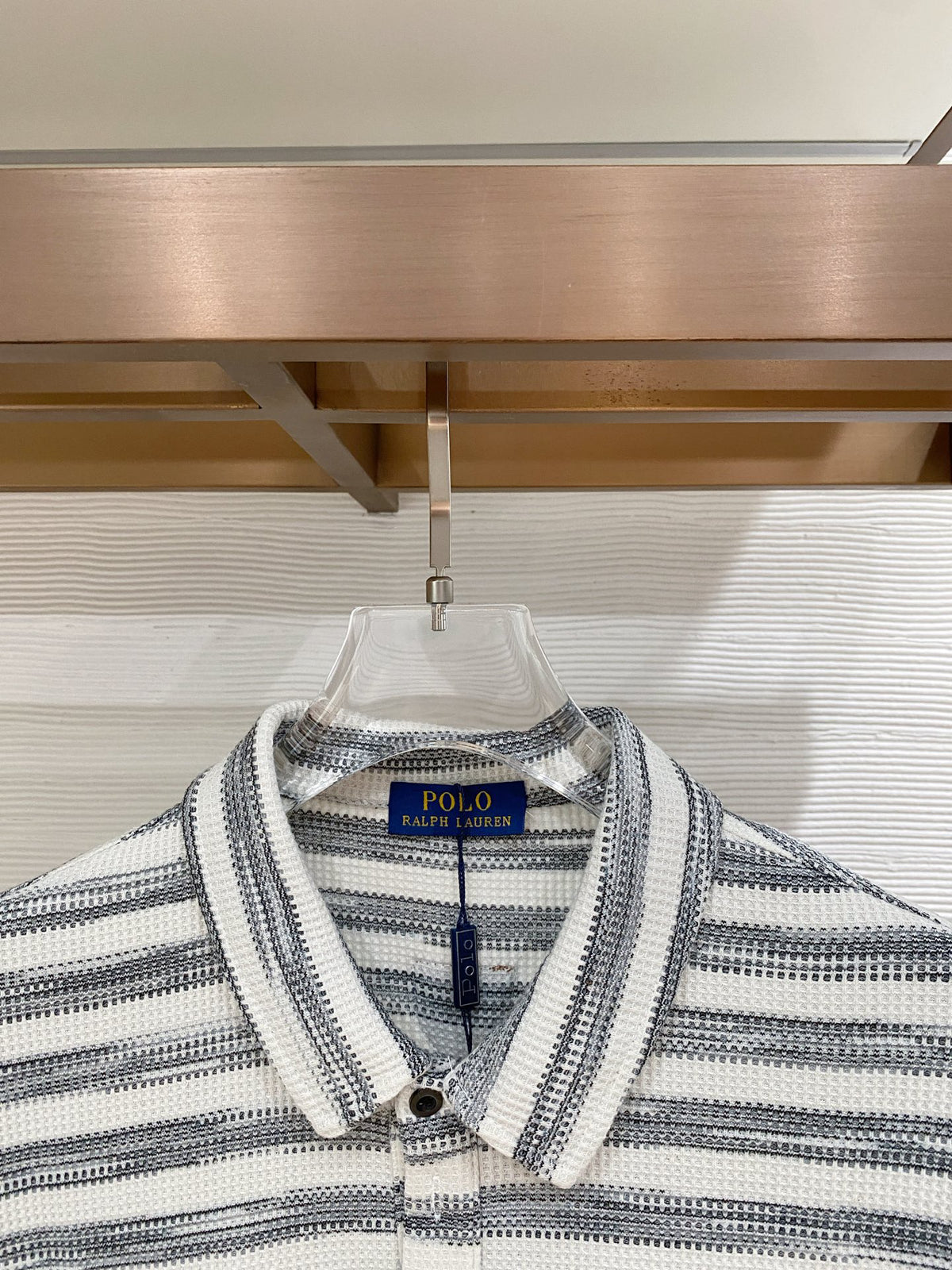 Polo Ralph Lauren Men’s Striped Knit Short‑Sleeve Polo Shirt