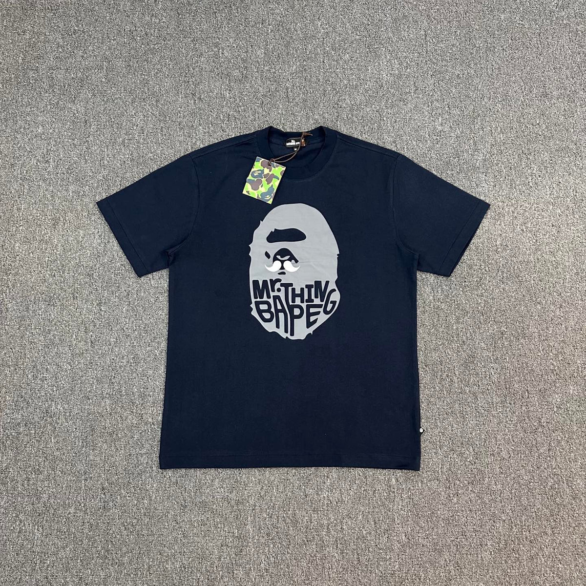 BAPE SS25 Mr. Bathing Bape Bearded Gentleman Ape Oversized Heavyweight Unisex T-Shirt