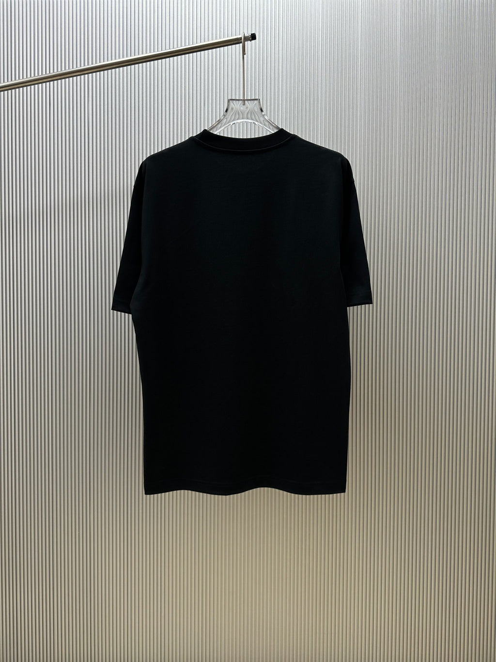 Men's Crew‑Neck Short‑Sleeve T‑Shirt with Red Pony Embroidery
