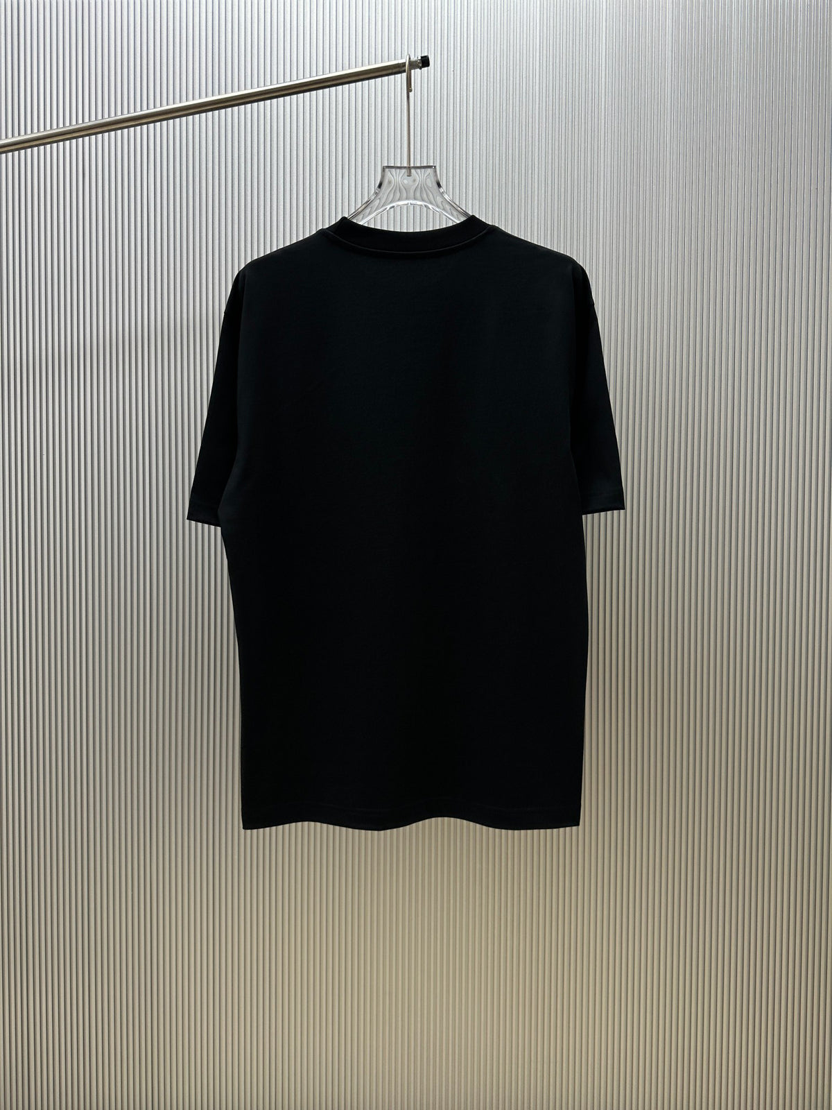 Men's Crew‑Neck Short‑Sleeve T‑Shirt with Red Pony Embroidery