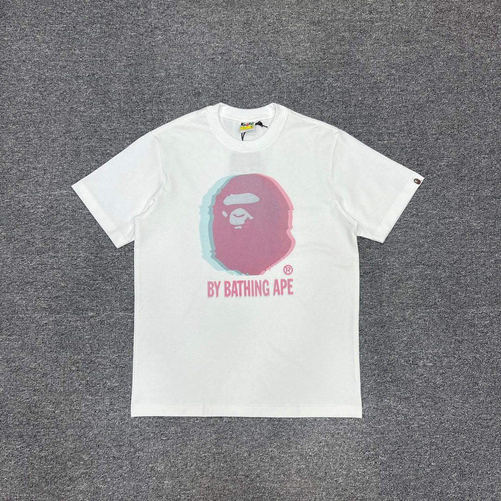 BAPE Glitch Art Ape Head Oversized Unisex T-Shirt