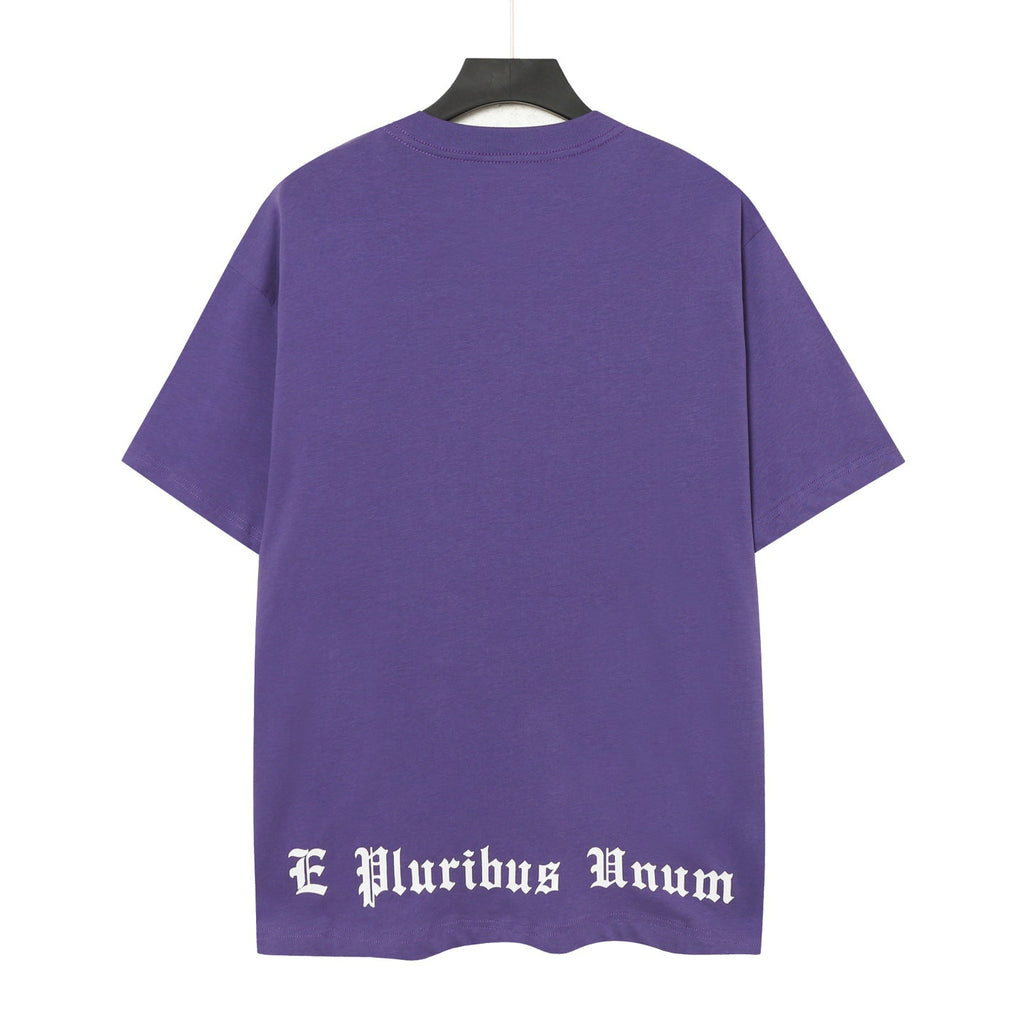 Godspeed Fallen Liberty Ruins Vintage Graphic Tee (Purple)