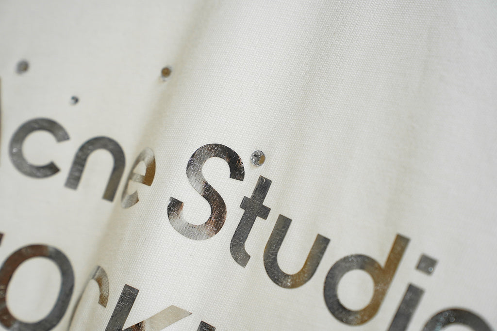 Acne Studios Stockholm 1996 Speckled Print Crew‑Neck Short‑Sleeve T‑Shirt