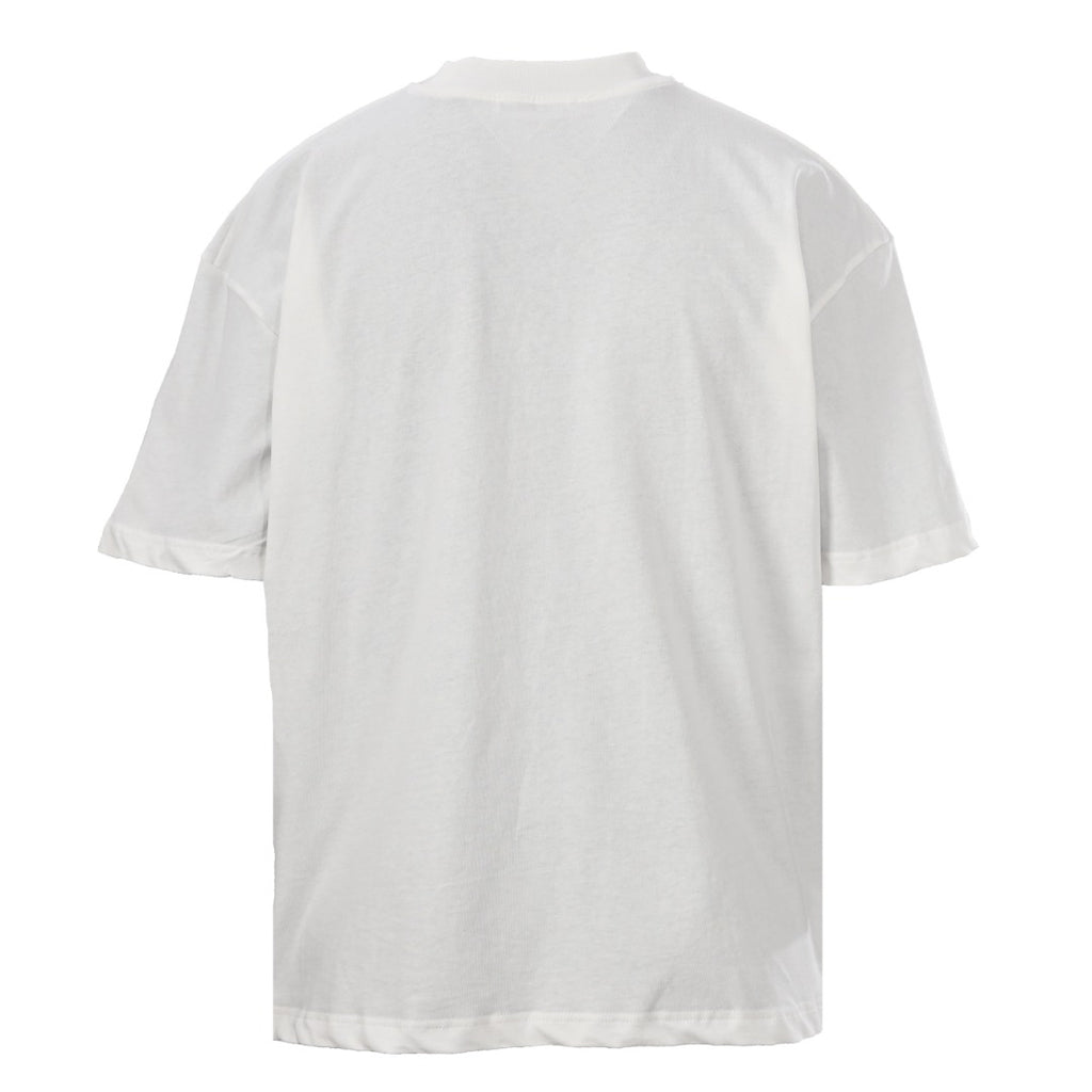 Acne Studios Raised Circular‑Symbol Oversized Crew‑Neck T‑Shirt