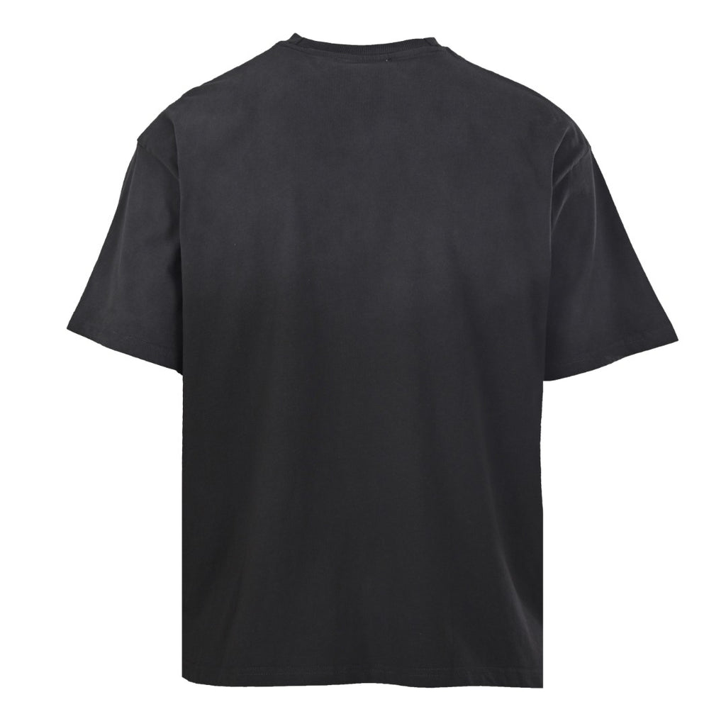 Acne Studios Vintage Script‑Print Oversized Crew‑Neck T‑Shirt