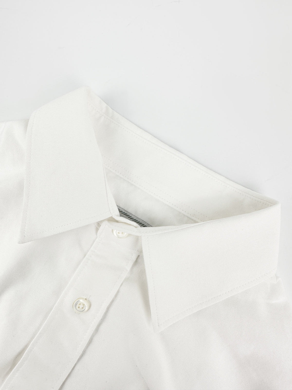 Men's Long‑Sleeve Button‑Down Shirt, Small Logo Embroidery On Left Chest