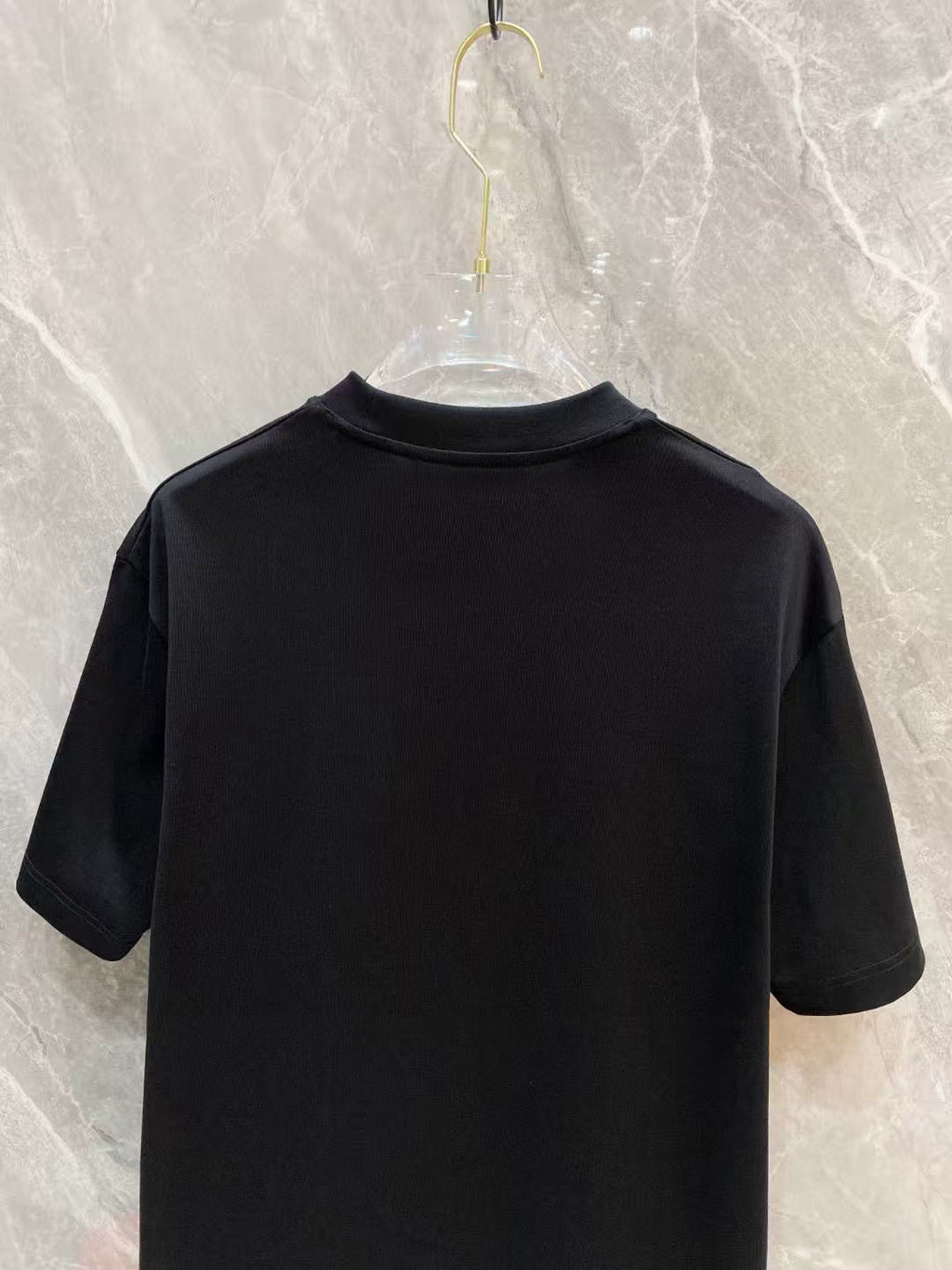 Amiri Arts District Multi‑Line Text Graphic Crew‑Neck Short‑Sleeve T‑Shirt