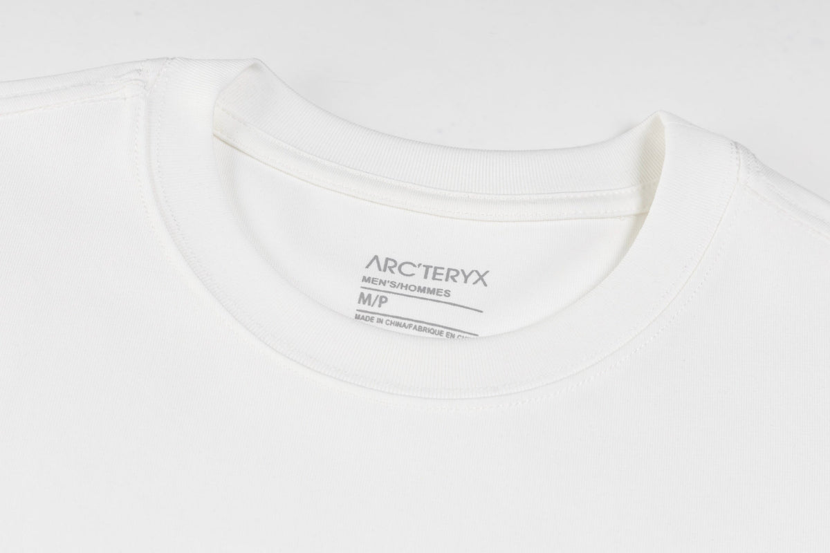 Arc'teryx Square Bird Skeleton Graphic Crew Neck Short‑Sleeve T‑Shirt, Unisex Relaxed Fit Tee
