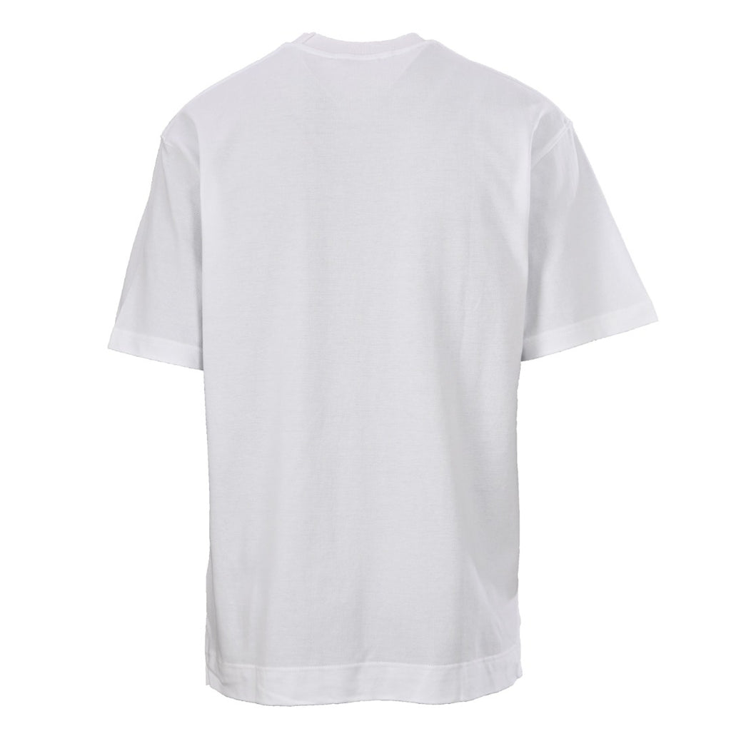 Acne Studios Script‑Embossed Textured‑Jersey Oversized Crew‑Neck T‑Shirt