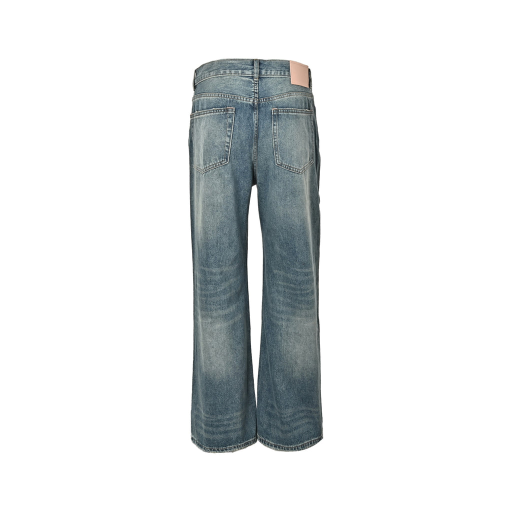 Acne Studios Distressed Wide‑Leg Jeans