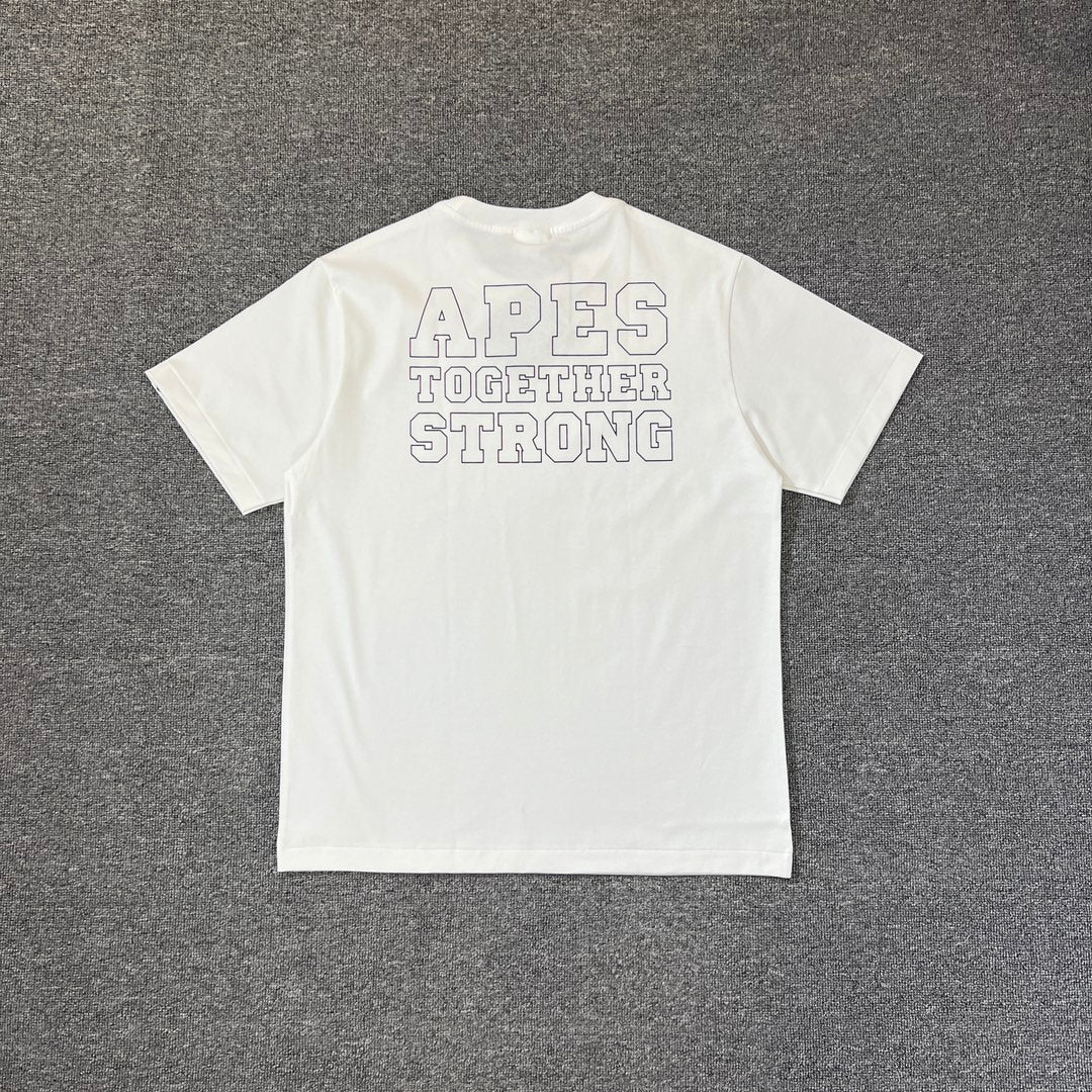 BAPE Classic College Logo Oversized Heavyweight Unisex T-Shirt