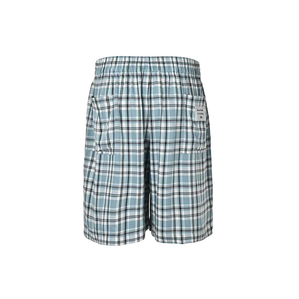 Acne Studios Check Drawstring Shorts