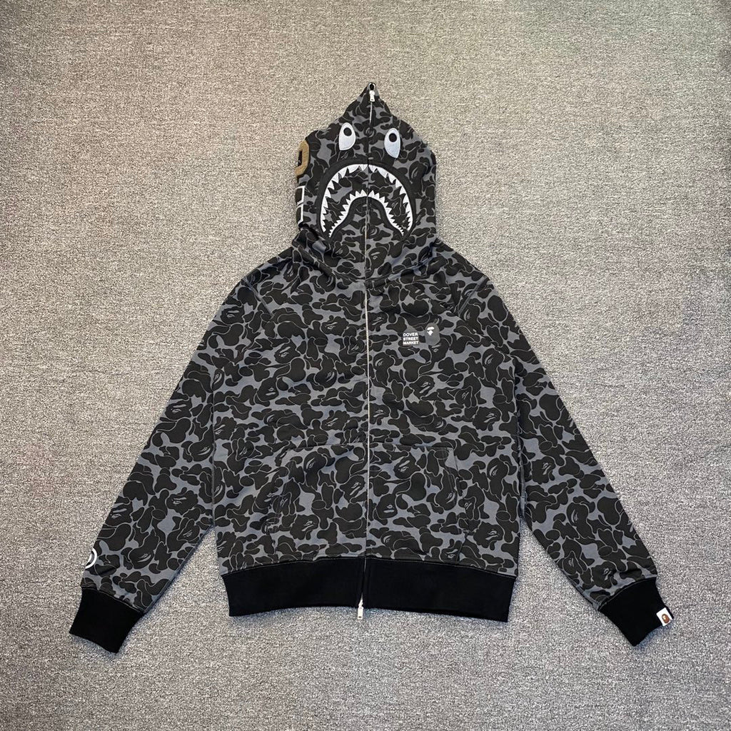 Dover Street Market Ginza × BAPE 15th Anniversary Shark Full-Zip Hoodie