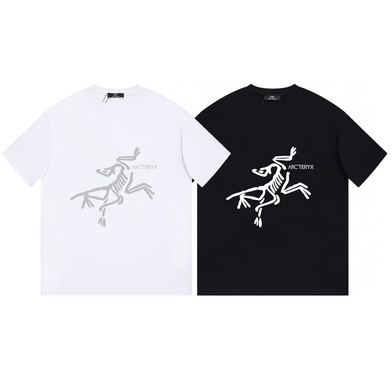Arc'teryx Large Front Fossil‑Bird Graphic SS T‑Shirt