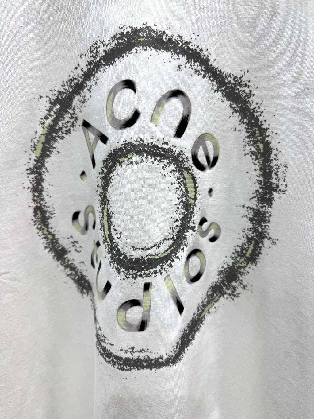 Acne Studios Circular Graphic Short‑Sleeve T‑Shirt