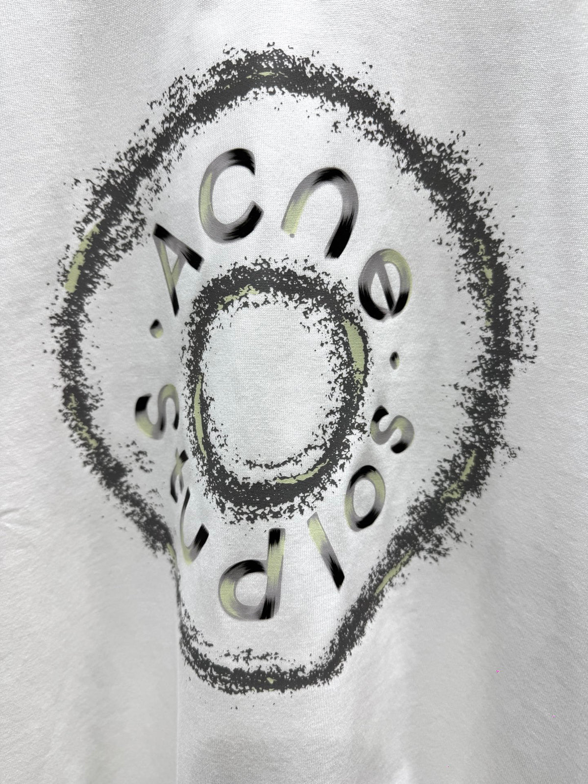 Acne Studios Circular Graphic Short‑Sleeve T‑Shirt