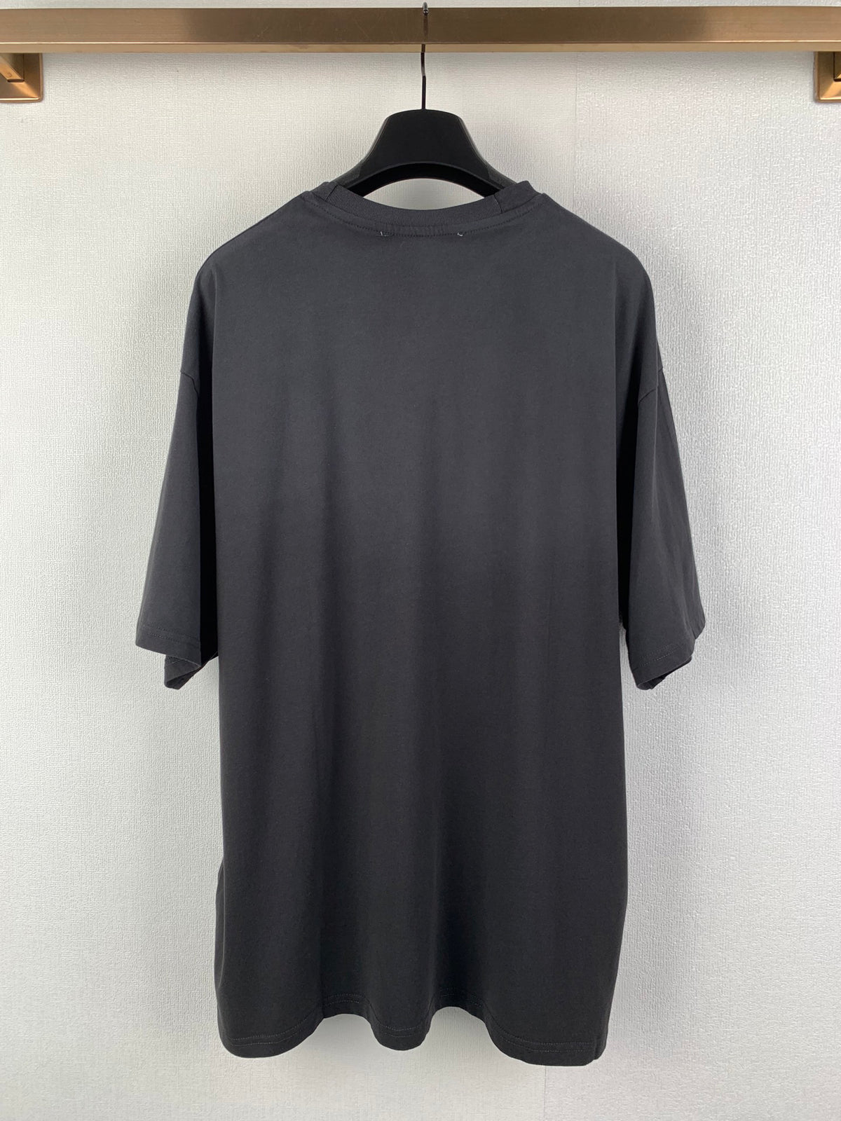 Acne Studios Vintage Script Print Oversized Short‑Sleeve T‑Shirt