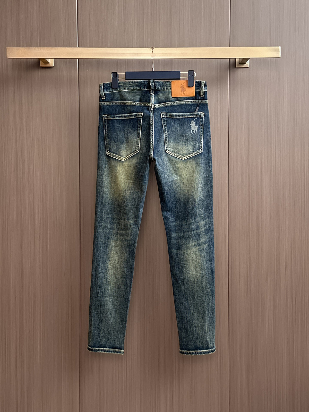 Ralph Lauren Men's Vintage Washed Slim‑Fit Denim Jeans