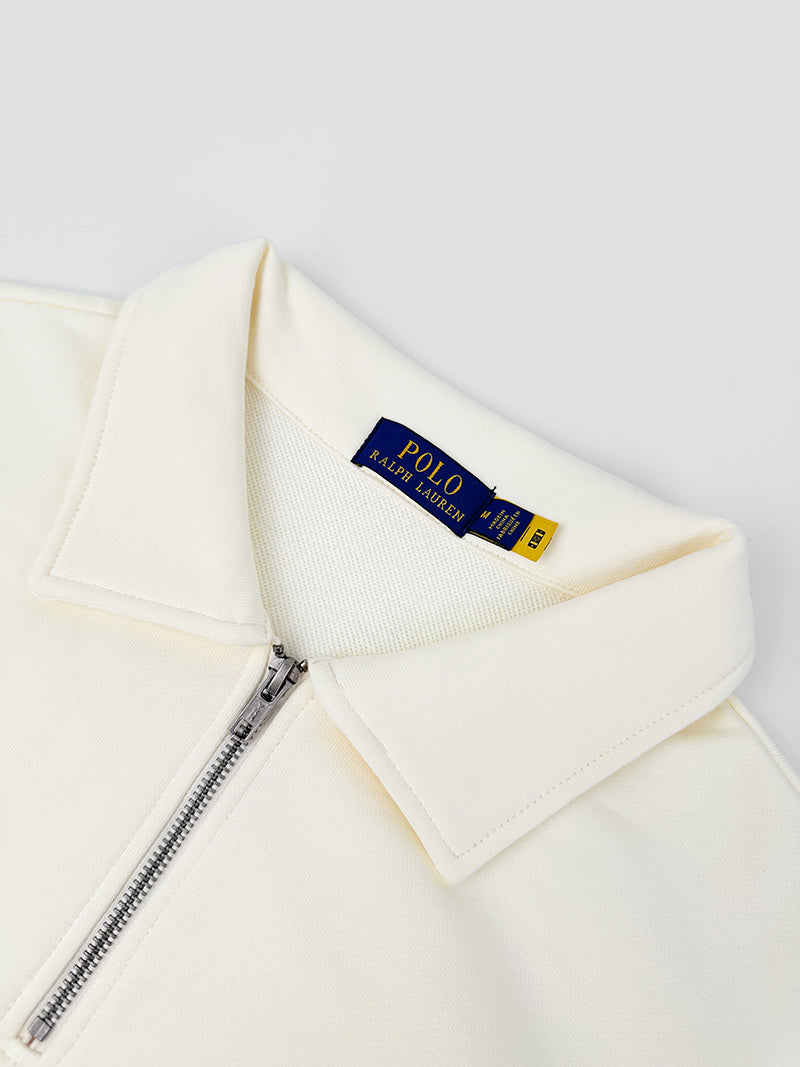 Polo Ralph Lauren Men’s Collared Quarter‑Zip Sweatshirt With Pony Embroidery