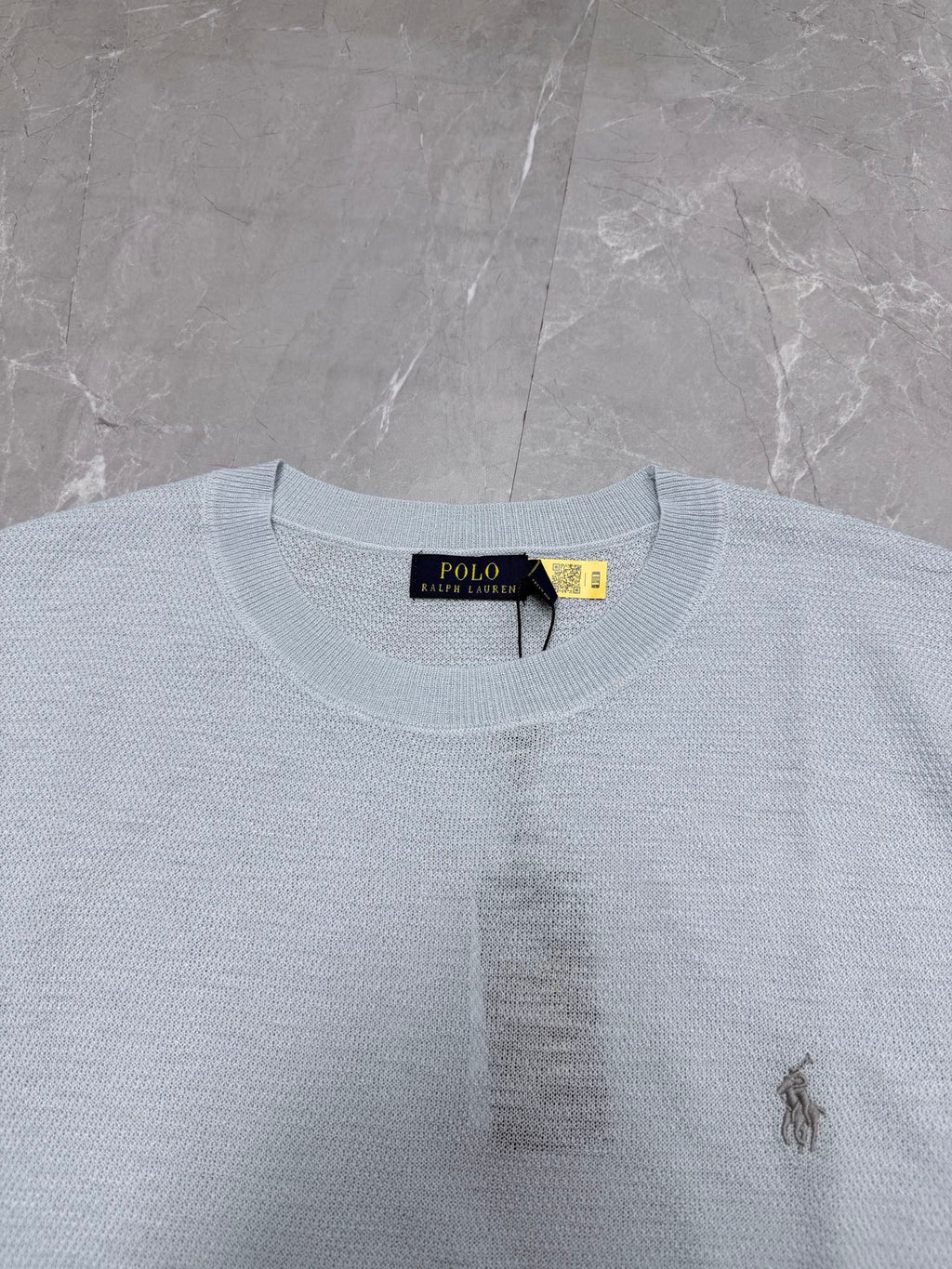 Ralph Lauren Men's Waffle‑Knit Crew Neck Short‑Sleeve T‑Shirt