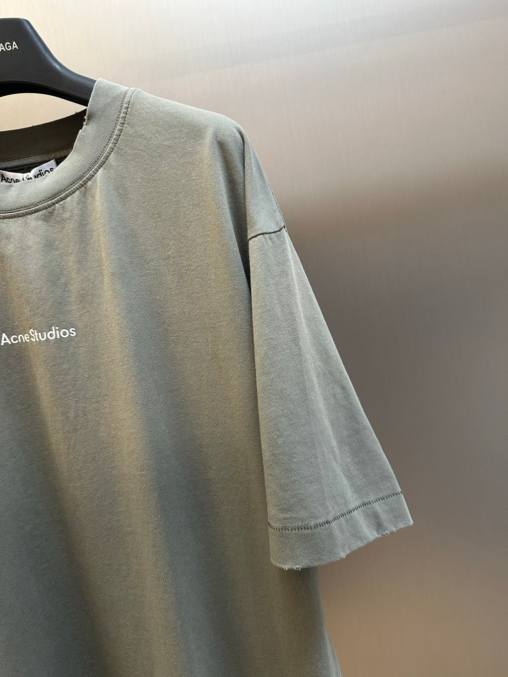 Acne Studios Distressed Oversized Short‑Sleeve T‑Shirt