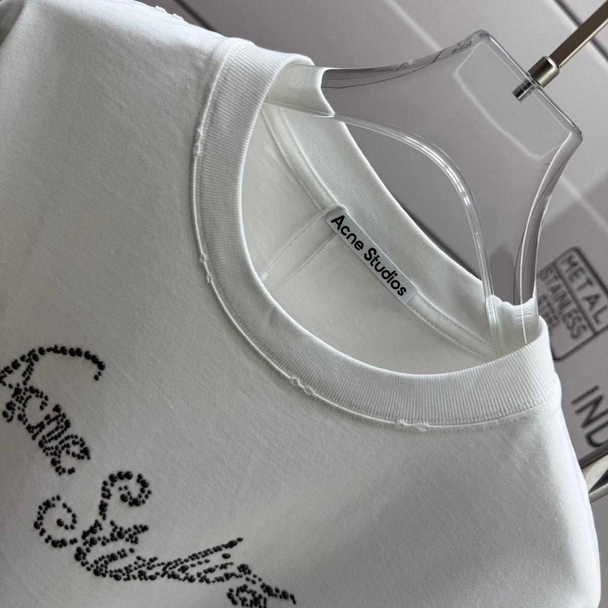 Acne Studios Script Logo Short‑Sleeve T‑Shirt