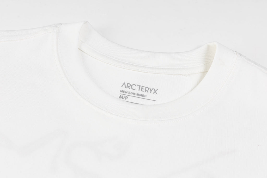 Arc'teryx Red Bird Logo Crew Neck Short‑Sleeve T‑Shirt, Unisex Relaxed Fit Tee