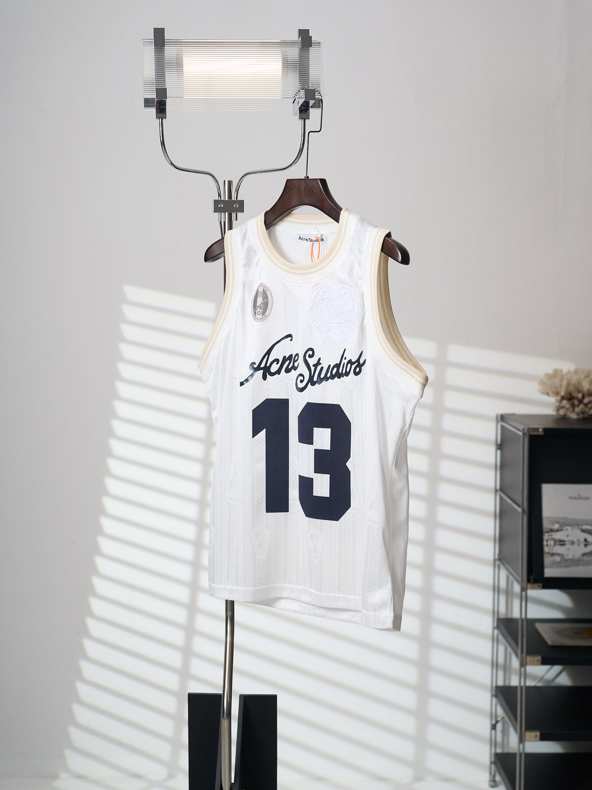 Acne Studios Unisex Sleeveless Basketball‑Style Jersey Tank Top