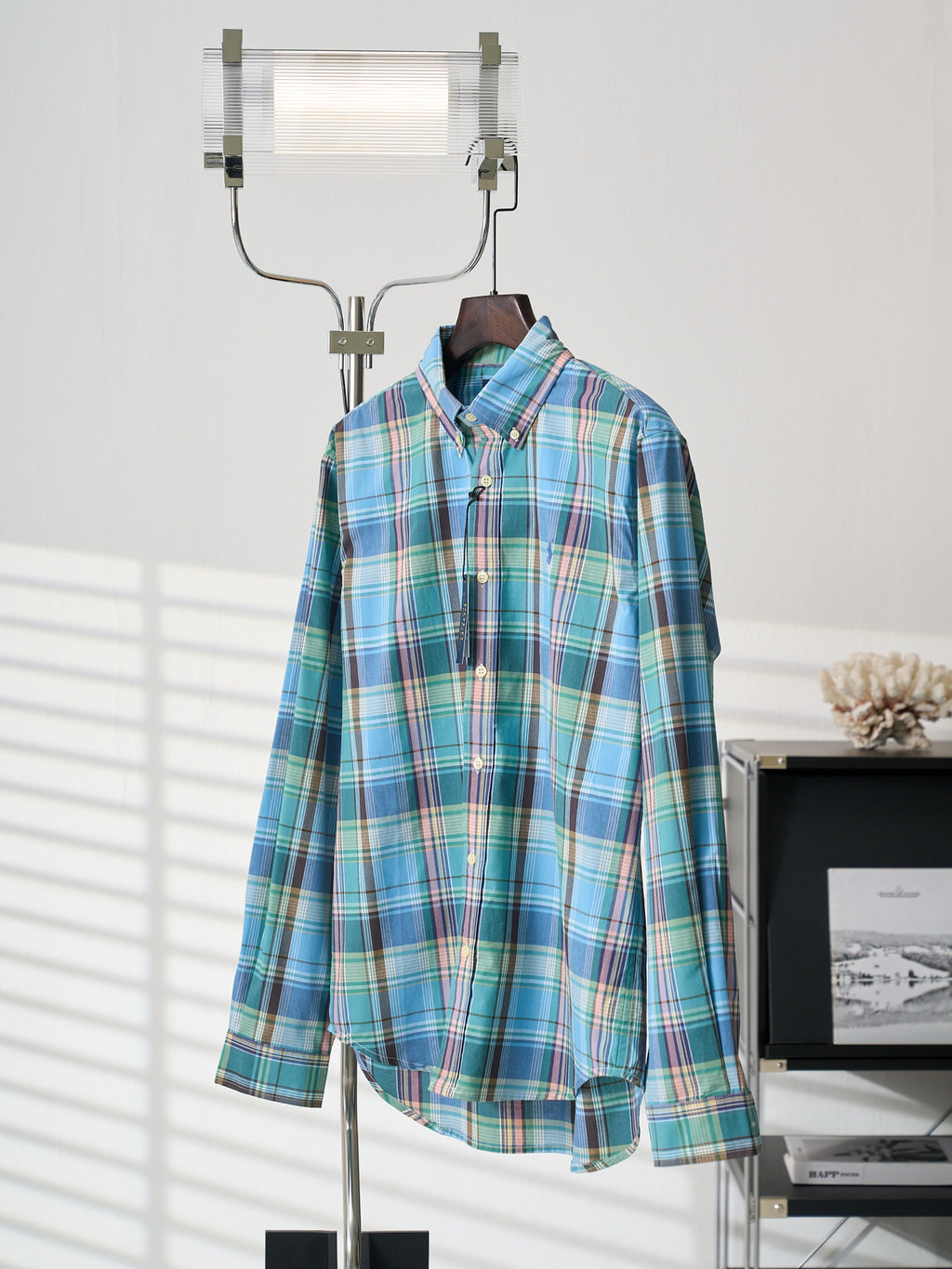 Ralph Lauren Men's Long‑Sleeve Plaid Button‑Down Shirt