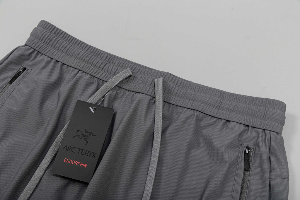 Arc'teryx Side Letter Logo Zipper Pocket Drawstring Outdoor Shorts