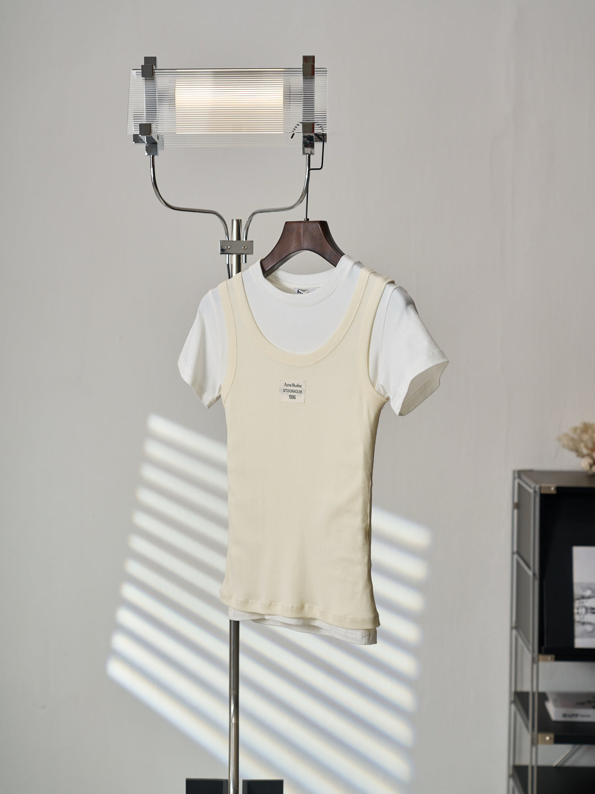 Acne Studios Mock‑Layer Ribbed Tank Top