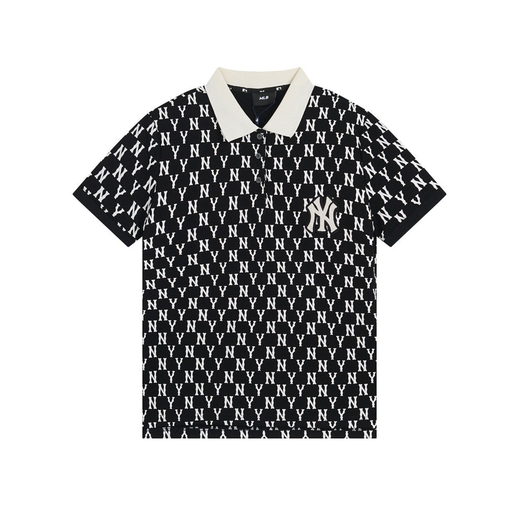 NY Yankees Monogram All-Over Polo Shirt
