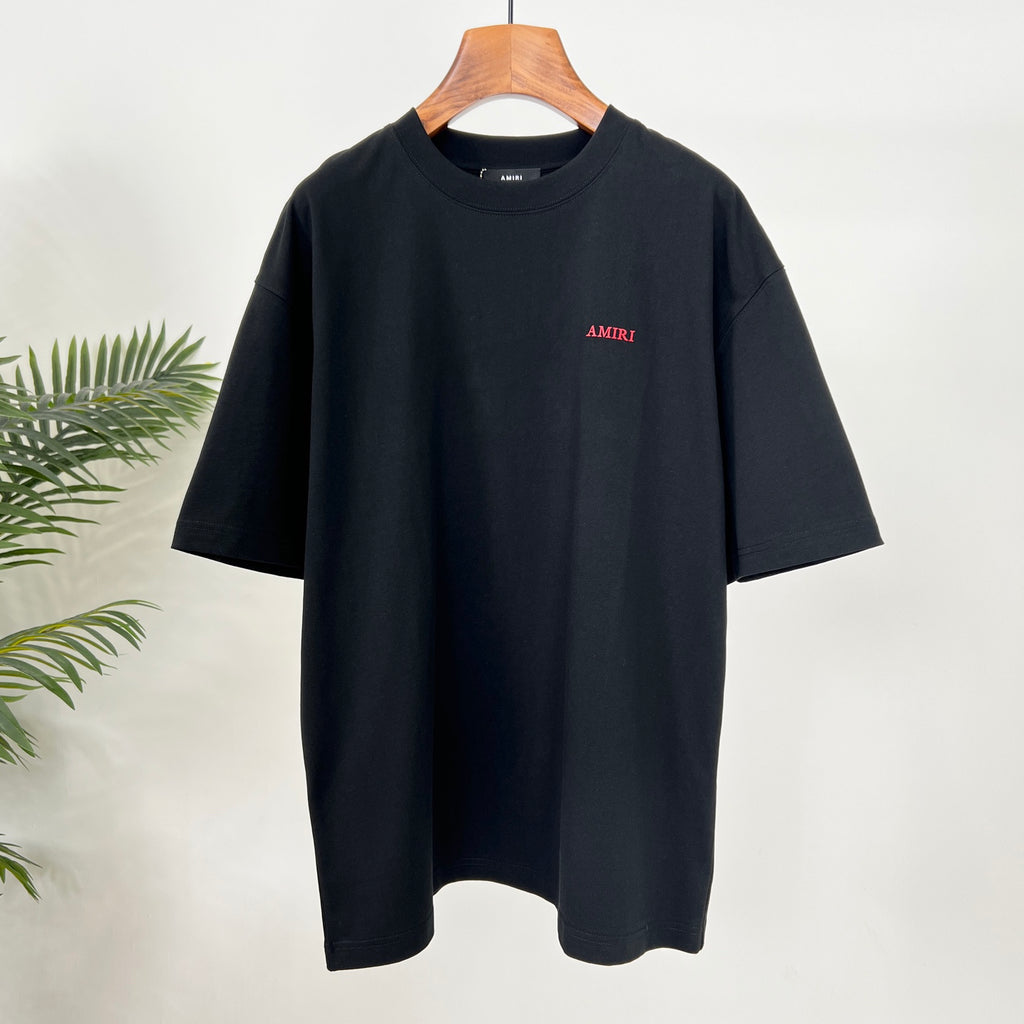AMIRI Arts District Back‑Print Graphic Short‑Sleeve Tee