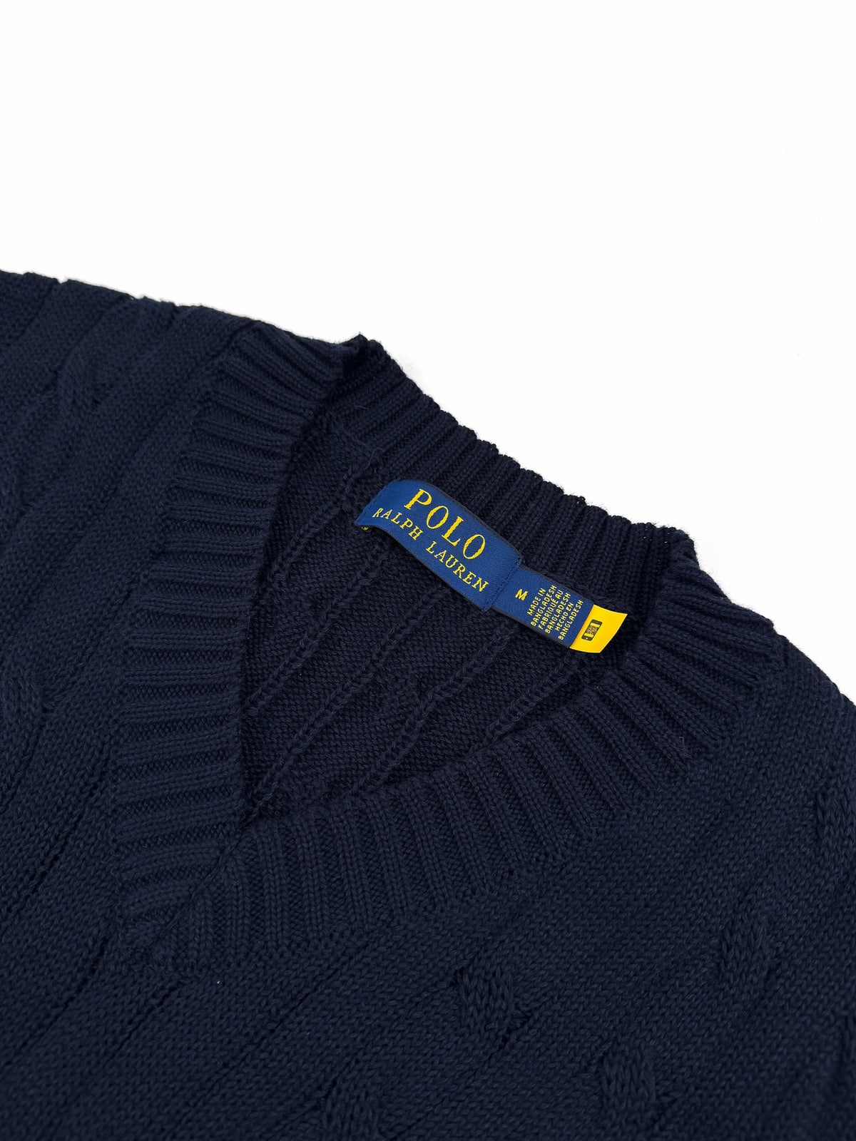 Ralph Lauren Men's V‑Neck Cable‑Knit Sweater Vest