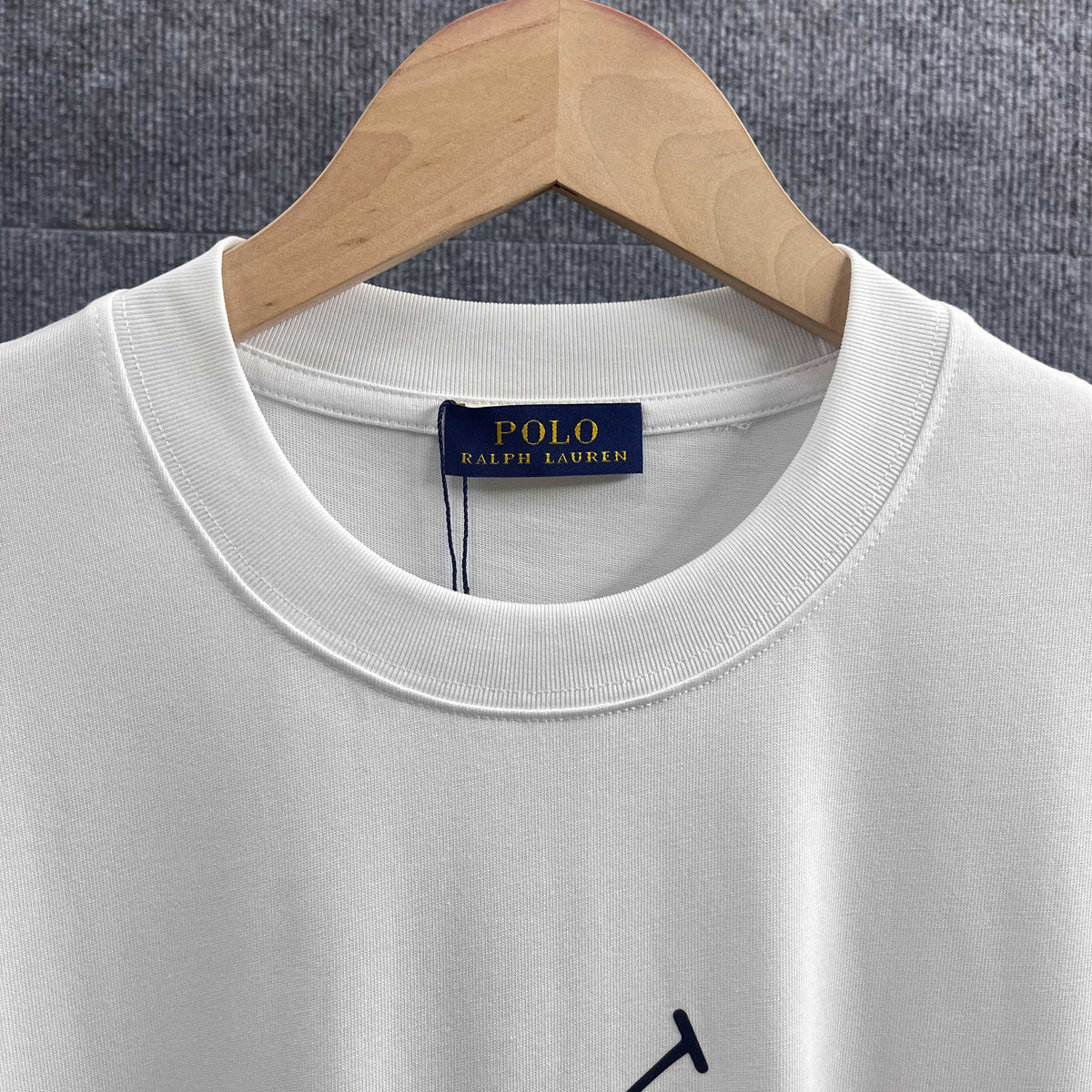 Ralph Lauren Men's Oversized Short‑Sleeve Crew‑Neck T‑Shirt With Large POLO Graphic Print